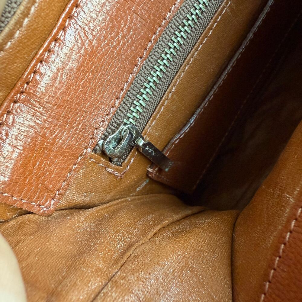 Vintage Jean Paul Gaultier Maroon Leather Top Handle Bag - Mid to Late 90s - Picture 15 of 16